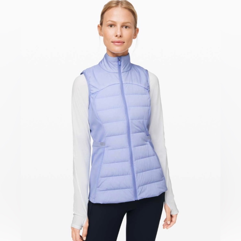 NWOT Beautiful lavender dusk Down for it All Vest- size 10
